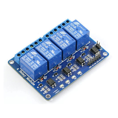 4 Channel 5V Relay Module with Optocoupler