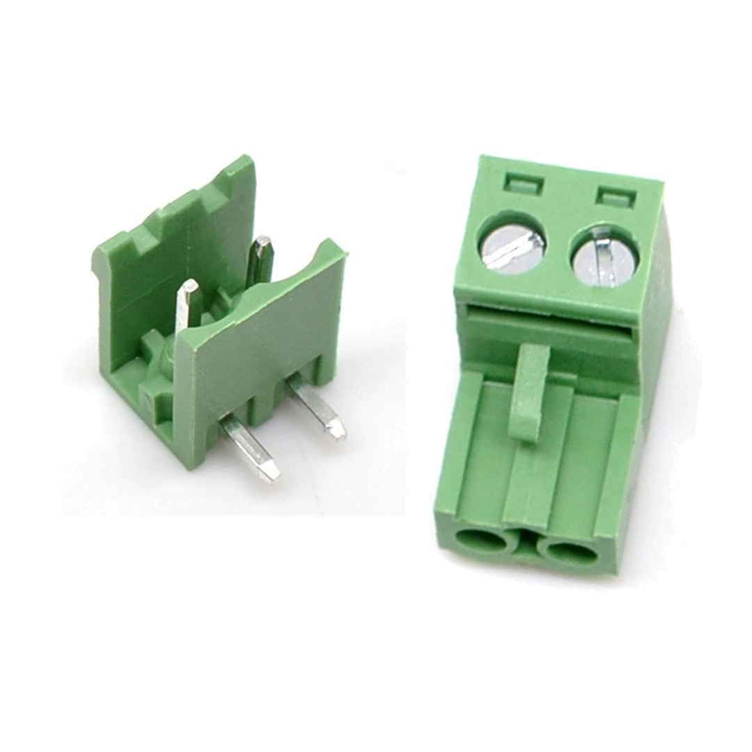 2Pin XY2500 Pluggable Screw Terminal Block -Right Angle – 5.08mm Pitch ...