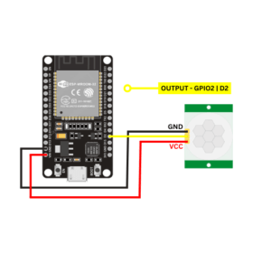 Interfacing PIR Sensor with ESP32